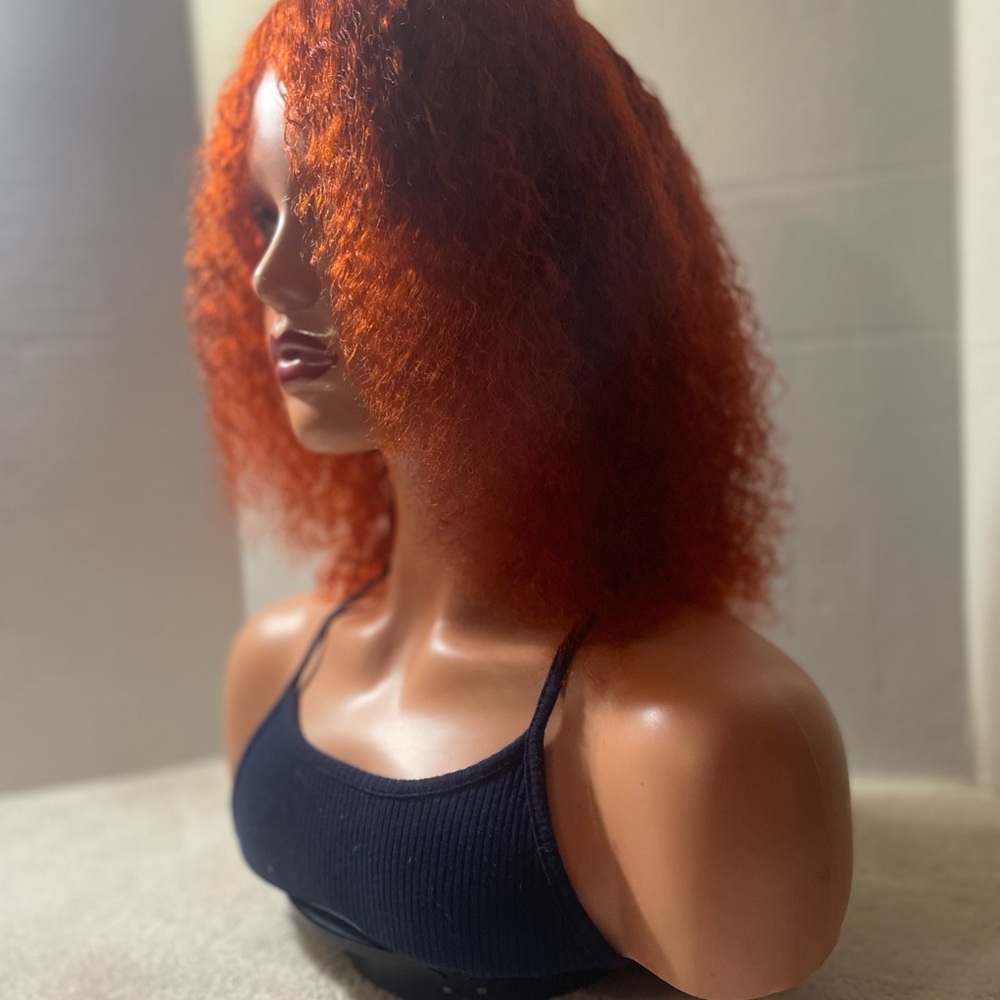 Kinky Curly Human Hair Wig